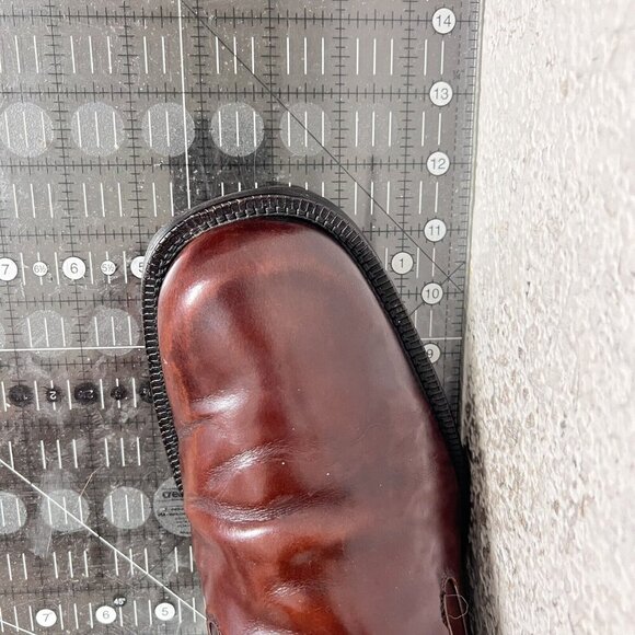 Balenciaga Men Size EU 41 US 8 Black Leather Slide Mules Plain Toe Sandal - Picture 13 of 13